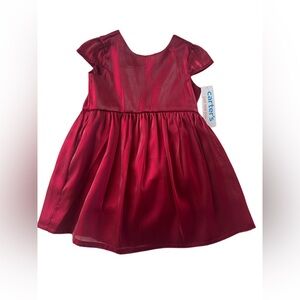 NWT Carter's Vibrant Red Baby Dress